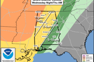 Only Isolated Showers Today; Strong To Severe Storms Late Tomorrow Night