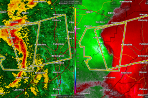 CANCELLED — SEVERE T-STORM WARNING: Parts of Jefferson, Walker Co. Until Midnight