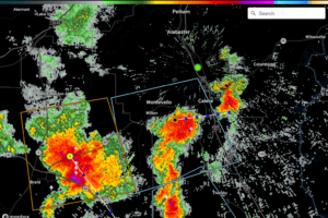 Severe Thunderstorm Warning for Parts of Bibb County Until 5 p.m.