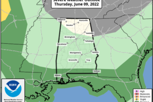 Storms Fewer In Number Today; Heat Levels Rise Next Week