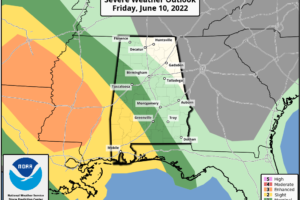 Strong Storms Later Today Over Parts Of West And South Alabama