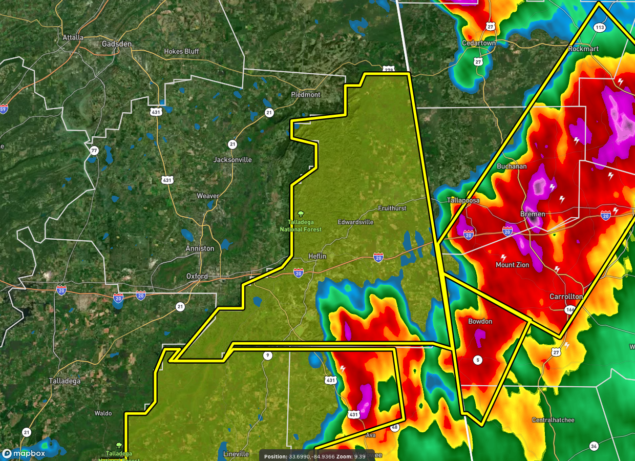 EXPIRED Severe TStorm Warning Parts of Cleburne Co. Until 930 pm