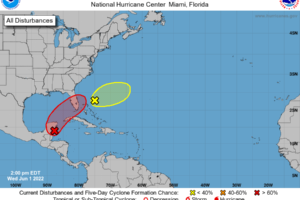 Tropical Update: Depression Likely in Gulf; Area of Interest East of Florida Peninsula