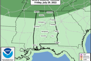 Scattered Showers/Storms More Numerous By The Weekend