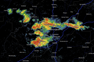 Noon Radar Update: Heavy Rainfall Across Birmingham Metro Noon Radar Update: Heavy Rainfall Across Birmingham Metro