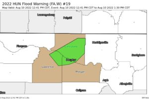 Flood Warning — Parts of Lawrence, Limestone, Morgan Co. Until 1:30 pm