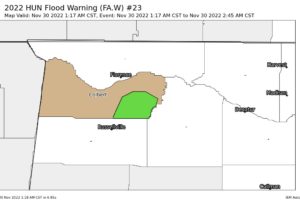 Areal Flood Warning — Parts of Colbert Co. Until 2:45 am