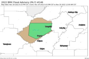 Areal Flood Advisory — Parts of Jefferson Co. Until 12 am