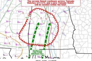 New Tornado Watch Coming Shortly