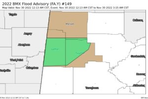 Areal Flood Advisory — Parts of Fayette, Lamar, Marion Co. Until 3:15 am