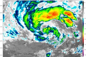 Nicole Now at Hurricane Strength; Dangerous Storm Surge & Strong Winds Hitting the Grand Bahama Island