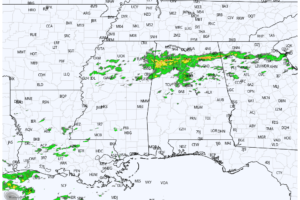 Warmer Pattern; Showers Over North Alabama This Morning