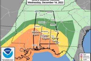 Dual Threat Of Flooding And Strong/Severe Storms Today