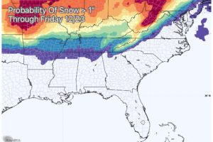 A Look At The Coming Christmas Weekend Cold Wave