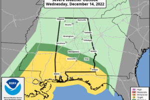 Wet/Stormy Day Wednesday; Much Colder Air Arrives Late This Week