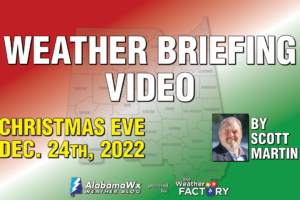 The Weather Briefing for Christmas Eve — The “Arctic Tundra” Weather Hangs Around Through the Weekend