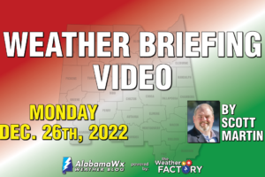 Monday’s Weather Briefing Video — Cloudy & Cold Today; Back in the 60s by Thursday