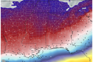 Late Night Arctic Blast Update for North/Central Alabama