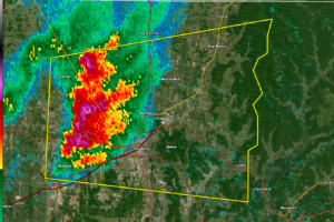 Severe Thunderstorm Warning for Portions of Madison County Until 230 pm