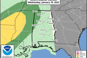 Showers Tomorrow/Wednesday; Strong Storms Possible Wednesday Night