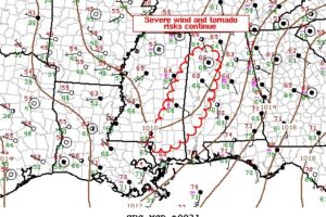 Mesoscale Discussion — Severe Threat Continues Across Current Tornado Watch Locations