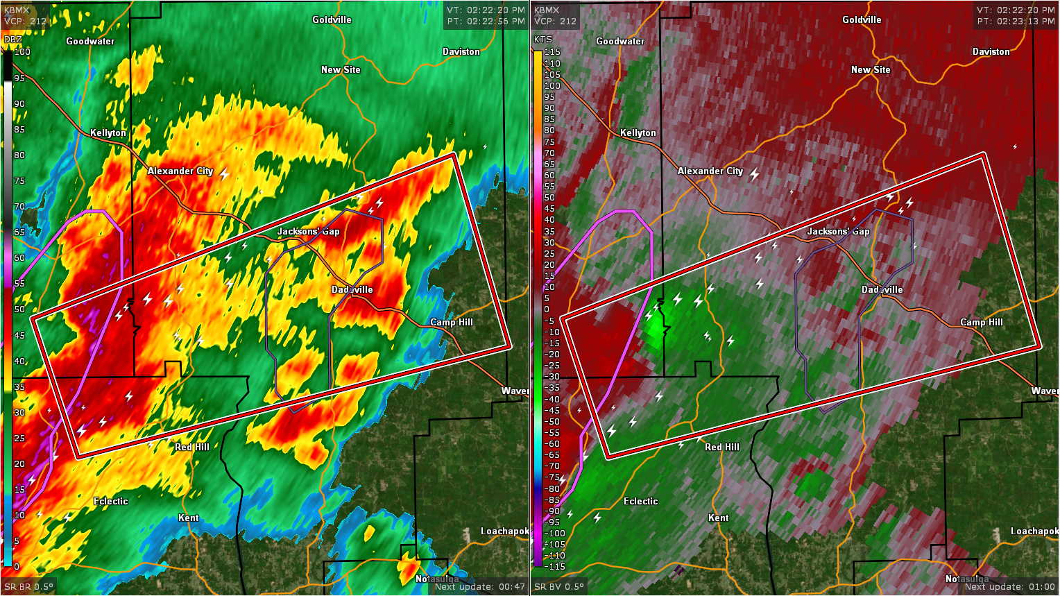 CANCELLED — Tornado Warning for Portions of Coosa, Elmore, Tallapoosa