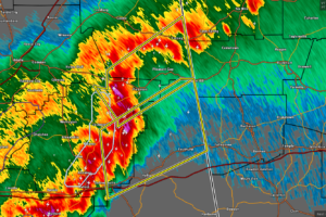 CANCELLED — Severe T-Storm Warning: Parts of Calhoun, Cherokee, Cleburne Co. Until 1:15 pm