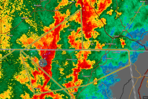 Severe T-Storm Warning: Parts of Jackson Co. Until 10:15 am