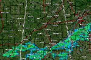 The Midday Weather Report — Showers Slowly Moving Northeastward