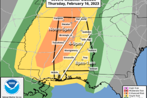 Showers Today; Severe Storms Likely Tomorrow