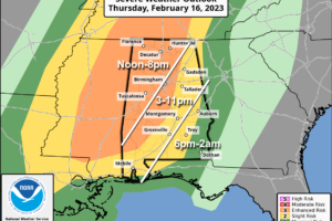 Severe Storms Likely Across Alabama This Afternoon