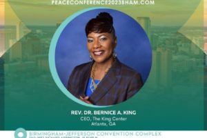 Alabama NewsCenter — Rev. Bernice King to serve as keynote speaker for International Peace Conference in Birmingham