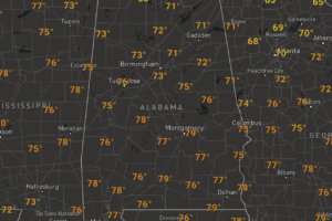 Midday Nowcast: Warm and Breezy