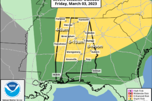 Showers/Storms Today; Severe Storms Possible Tomorrow Morning