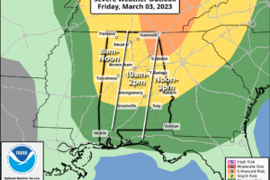 Very Windy Day Ahead With Severe Thunderstorm Potential