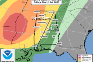 Strong/Severe Storms Late Tomorrow Night