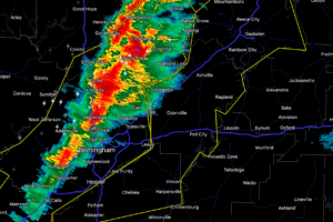 Severe Thunderstorm Warning for Shelby, Etowah, St. Clair Counties Until 1:30 p.m.