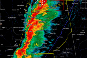 Severe Thunderstorm Warning for Portions of Marshall, Jackson, and DeKalb Counties Until 115 p.m.