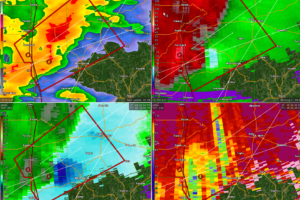 Dangerous Storm with Potential Tornado Moving Toward Oxford MS