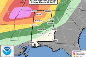 Rare High Risk Areas Added to Day One Severe Weather Outlook