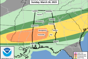 The Saturday Mid-Afternoon Report — Severe Storms Possible Tonight Through Much of Sunday
