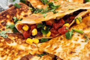 Recipe: Easy Veggie Quesadillas Recipe: Easy Veggie Quesadillas