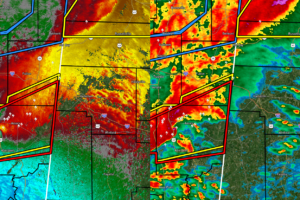 Heads Up Marion & Lamar Counties; Violent Storm with Tornado Warning Headed That Way