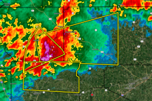 Severe T-Storm Warning — Parts of Coosa, Tallapoosa Co. Until 7:45 am