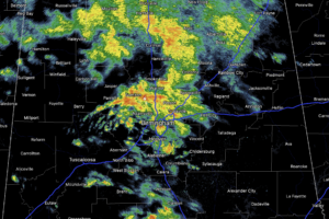 Midday Nowcast: Rain and Some Rumbles of Thunder