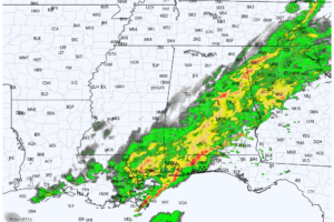 Colder Air Rolling Into North Alabama; Strong Storms To The South Colder Air Rolling Into North Alabama; Strong Storms To The South