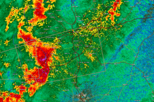 Strong Storms Rolling Through Birmingham Metro