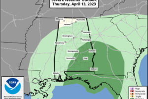 Most Of Alabama Dry Tomorrow; Showers Return Thursday