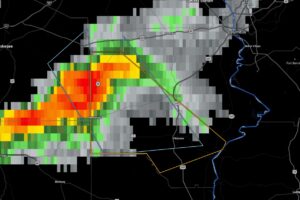 Severe Thunderstorm Warning for Parts of Russell County Until 7 p.m.