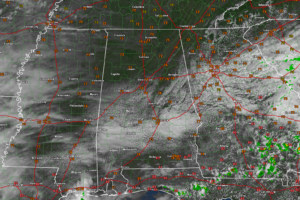 Sunday Brunch Weather Update:  Clouds Thickening, Rain Returns Monday